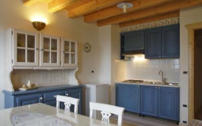 Appartamento con sala e cucina agriturismo Naunal 